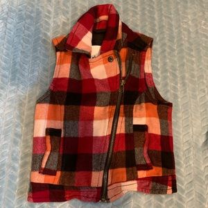 Plaid vest
